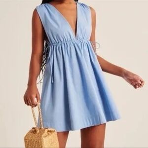 Abercrombie & Fitch Light Blue Mini Dress